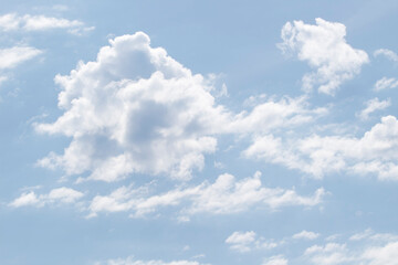 blue sky with white clouds