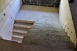 Wylane betonowe schody 
