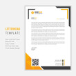 Simple Modern Letterhead vector template design. Creative & Clean business style print ready letterhead for your corporate project.