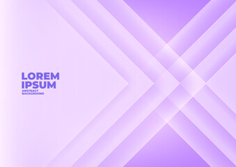 Wall Mural - abstract angle arrow overlap purple background with space for text and message.