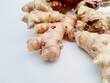 © Mang Kelin - Bitter ginger with white background. Bitter ginger also called Zingiber zerumbet, awapuhi, shampoo ginger, lempuyang and pinecone ginger. Used as food flavoring and appetizers in various cuisines food