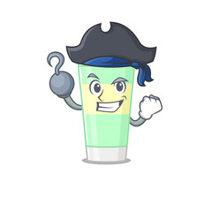 Sticker - Cleansing foam cartoon design in a Pirate character with one hook hand