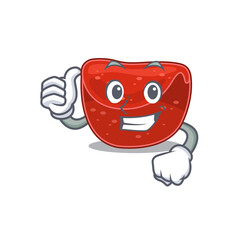 Sticker - Meatloaf cartoon character design showing OK finger