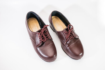 Scout 's shoes / brown shoes leather