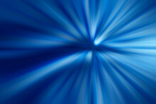 Abstract Fast Speed Line Zoom With Blue Patterned Light Background