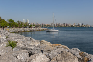 Wall Mural - Istanbul, Turkey - located on the Asian side of the Bosporus, Kadiköy is one of the most trendy and racy districts of Istanbul. Here il particular its seaside  