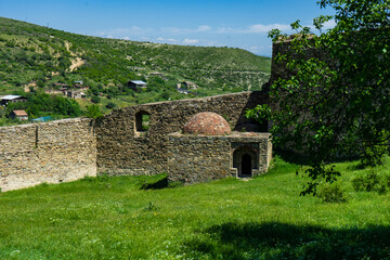 Wall Mural - Nichbisi castle in central Georgia