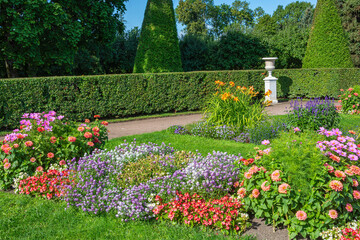 Wall Mural - Flower garden of a complex pattern