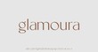 © ZeaLab - glamoura, luxury lowercase elegant typeface