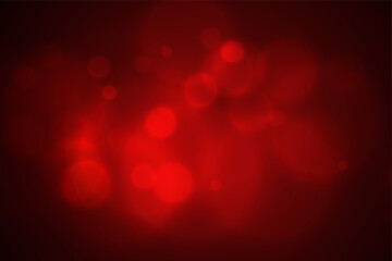 Poster - elegant red bokeh blur light effect background