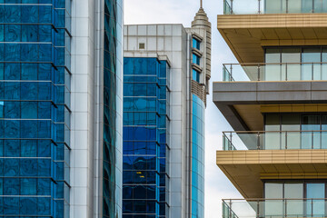 modern buildings facade