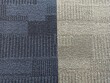 Blue and Grey office carpet pattern interior. Textured fabric background