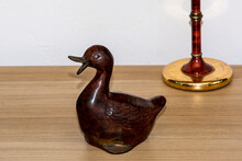 Wooden Figurine Of A Duck