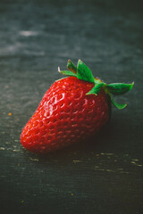 A Closeup of delicious organic strawberry