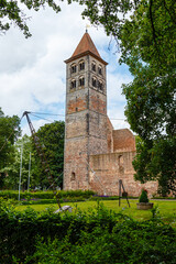 Sticker - Bad Hersfeld, Stiftsruine, Glockenturm der Kirche. 06.06.2020.