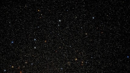 Stars in sky, starry night starlight shine of milky way, space cosmic background, starry background 3d render