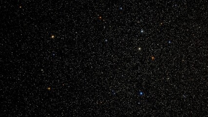 Stars in sky, starry night starlight shine of milky way, space cosmic background, starry background 3d render