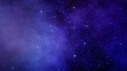 Stars in sky, starry night starlight shine of milky way, space cosmic background, starry background 3d render