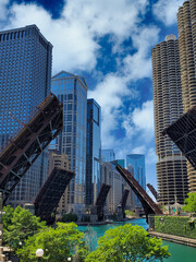 Fototapete - Chicago Riverwalk