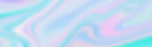 Abstract Holographic Texture Rainbow Banner Holo Blur Blank Background