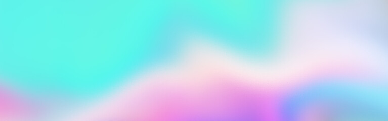 Wall Mural - abstract holographic texture rainbow banner holo blur blank background
