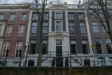 Wall Mural - Historic buildings in the heart of Amsterdam, Holland