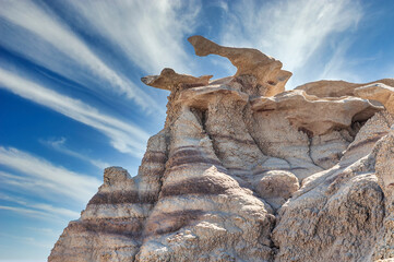 Poster - Odd Shaped Hoodoo Bisti Badlands Wilderness 