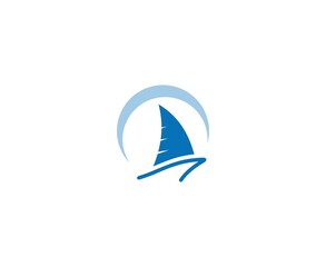 Wall Mural - Sailing logo
