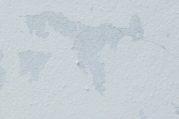 Wall Mural - detail of old white wall rough texture weathered background