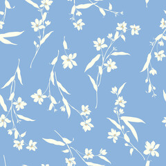 Wall Mural - I designed a flower,
These designs continue seamlessly,
