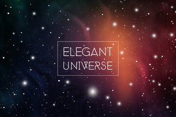 Wall Mural - elegant universe scientific outer space wallpaper. astrology mystic galaxy background.