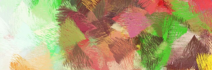 Poster - colorful brush strokes background with peru, pastel brown and dark moderate pink. graphic can be used for art prints, web, poster or creative fasion design element