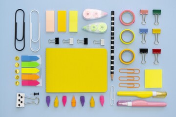 Poster - Different stationary objects on a table