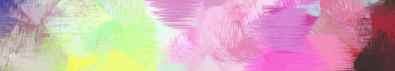 Wall Mural - wide landscape graphic with art brush strokes background with pastel gray, light gray and old mauve