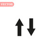 © Elnur - Up and down arrow flat vector icon for apps and websites