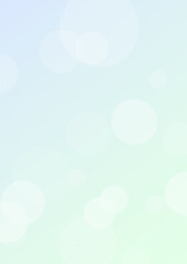 Fototapete - White bokeh transparent circle shapes with Green nature background, Vector illustration