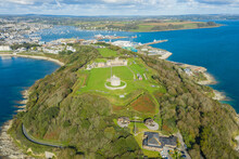 Falmouth From The Air, Cornwall, England