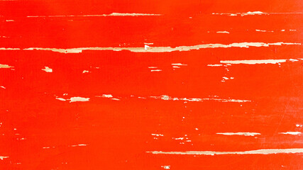  Abstract old wooden table orange color cracked background.