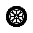 car tire - automotive icon vector design template