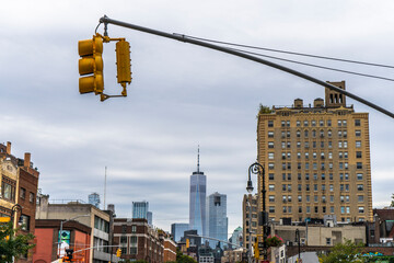 Canvas Print - Street light in the city