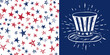 © Tatiana - Presidents day. Independence Day USA. Hand drawn illustration.