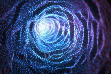 Wall Mural - colorful background theme of science and technology. abstract concept for background use.