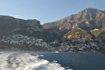 View on the Boat in Cinque terre