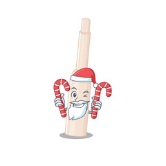 Sticker - Friendly concealer stick dressed in Santa Cartoon character with Christmas candies