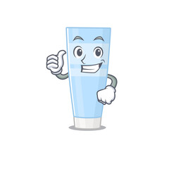 Sticker - eye cream cartoon character design showing OK finger