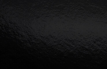 Black foil gradient texture background with uneven surface