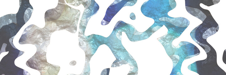 Aufkleber - abstract modern shaped figure background element with surface texture and dark gray, dim gray and light gray colors on white background