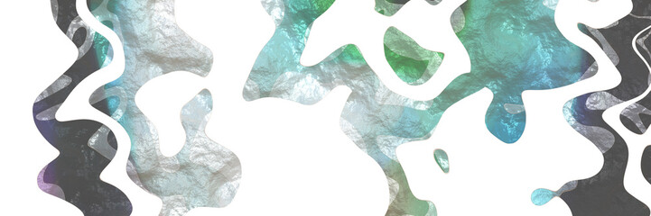 Aufkleber - abstract modern shiny surface textured background with light slate gray, dark sea green and light gray colors on white background
