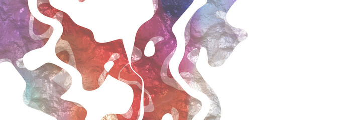 Aufkleber - creative modern shaped figure background element with surface texture and rosy brown, indian red and light gray colors on white background