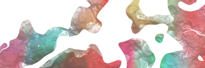 Aufkleber - creative modern shaped figure background element with surface texture and rosy brown, cadet blue and light gray colors on white background